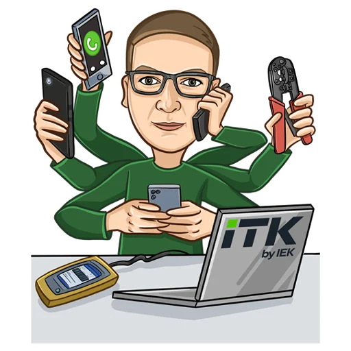 Стикерпак iTK для Telegram — скачать