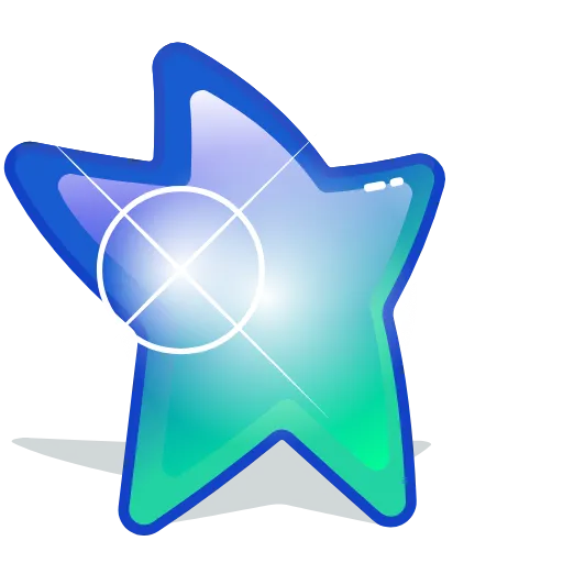 Стикер 10 blue emoji