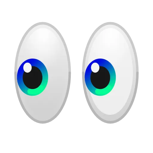 Стикер 5 blue emoji