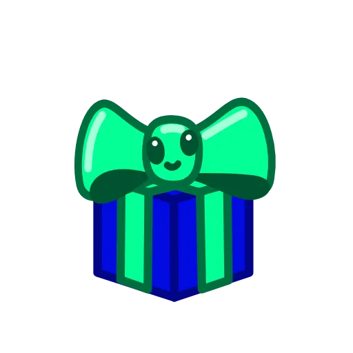 Стикер 40 blue emoji