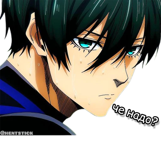 🤨 Стикер «Itoshi Rin Blue Lock стикеры» для Telegram