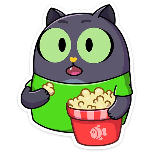🍿 Стикер «Это Кот» для Telegram