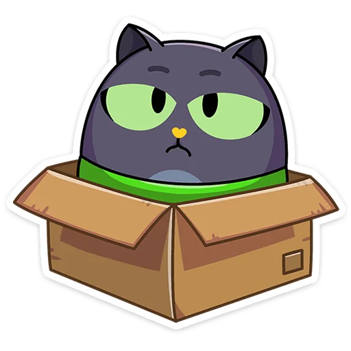 😐 Стикер «Это Кот» для Telegram