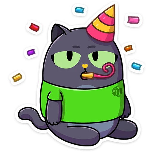 🥳 Стикер «Это Кот» для Telegram