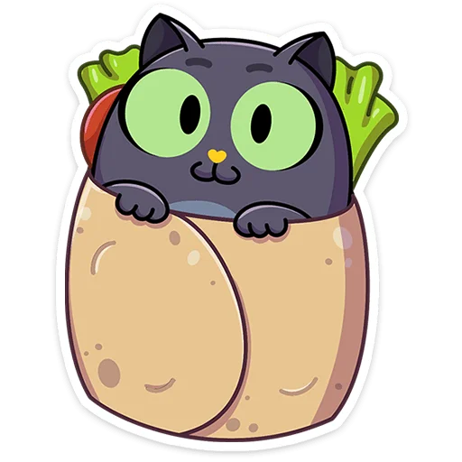 🌯 Стикер «Это Кот» для Telegram