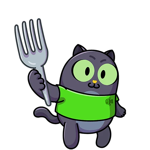 🍴 Стикер «Это Кот Без Текста» для Telegram
