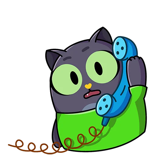 📞 Стикер «Это Кот Без Текста» для Telegram