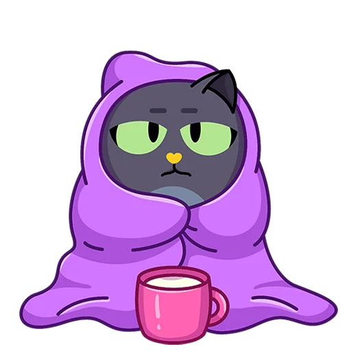 🥶 Стикер «Это Кот Без Текста» для Telegram