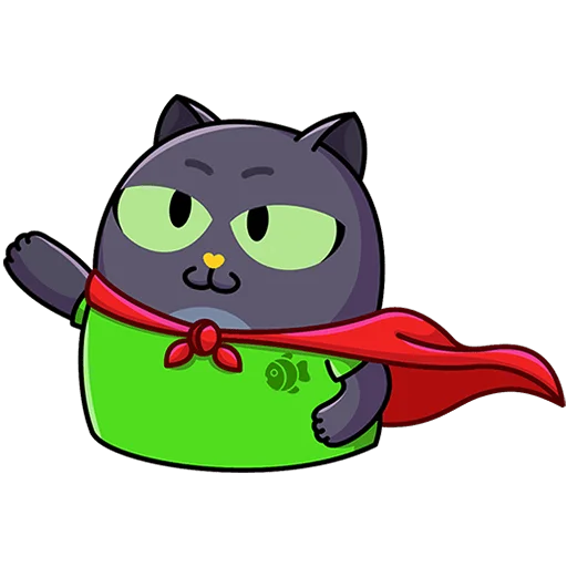 🦸‍♂️ Стикер «Это Кот Без Текста» для Telegram