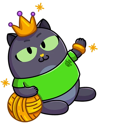 🤴 Стикер «Это Кот Без Текста» для Telegram