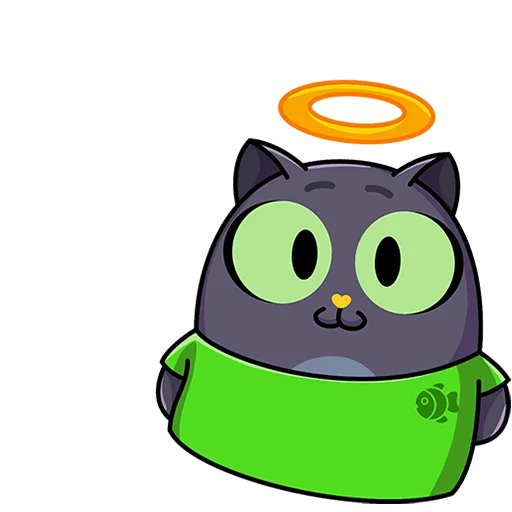😇 Стикер «Это Кот Без Текста» для Telegram