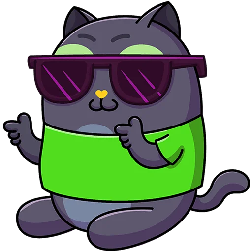 😎 Стикер «Это Кот Без Текста» для Telegram