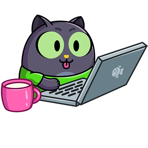 👨‍💻 Стикер «Это Кот Без Текста» для Telegram