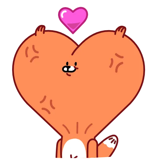🥰 Стикер «Это Лис» для Telegram