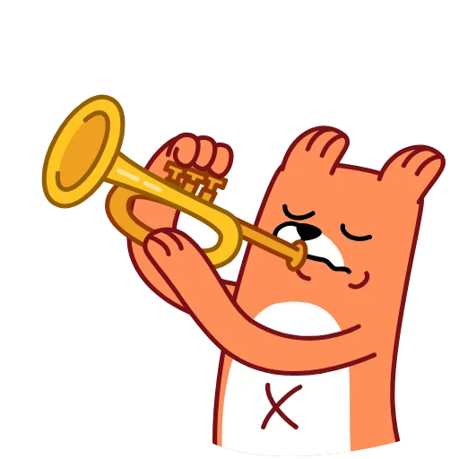 🎺 Стикер «Это Лис» для Telegram