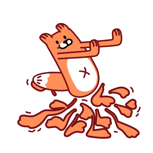 🏃‍♂️ Стикер «Это Лис» для Telegram