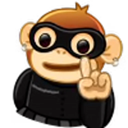 🚫 Эмодзи «Обезьяна» для Telegram