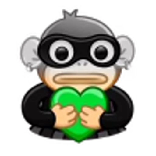 😳 Эмодзи «Обезьяна» для Telegram
