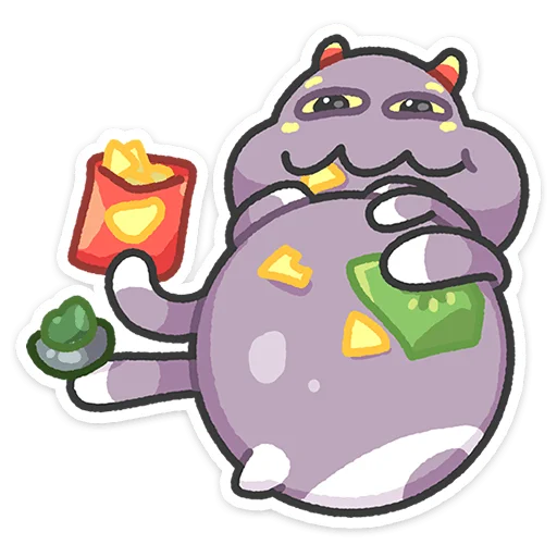 🍟 Стикер «Итти» для Telegram