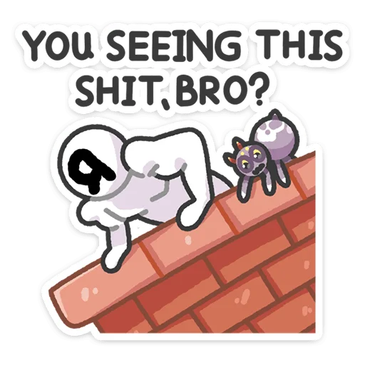 🤭 Стикер «Итти» для Telegram
