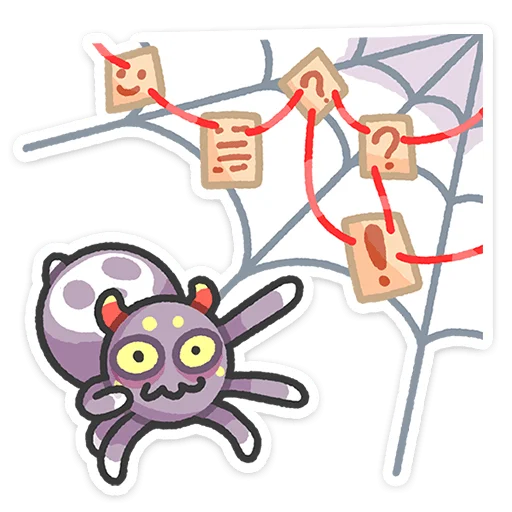 🕷️ Стикер «Итти» для Telegram