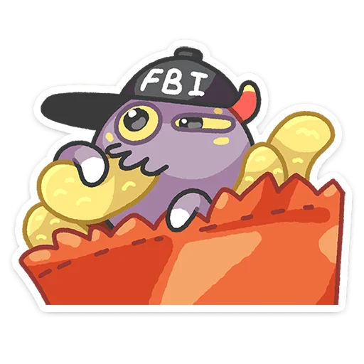 👮 Стикер «Итти» для Telegram