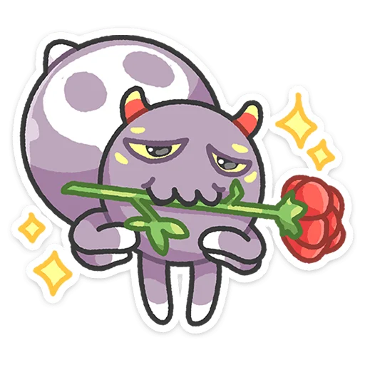 🌹 Стикер «Итти» для Telegram