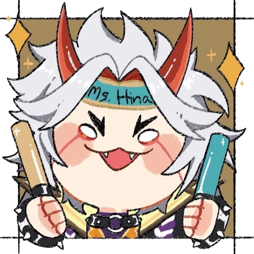 🤩 Стикер «Itto Genshin Impact» для Telegram
