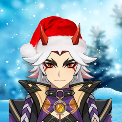🧑‍🎄 Стикер «Itto Genshin Impact» для Telegram