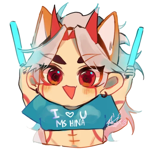 🤩 Стикер «Itto Genshin Impact» для Telegram