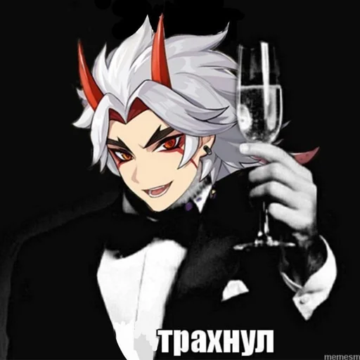 🍆 Стикер «Itto Genshin Impact» для Telegram