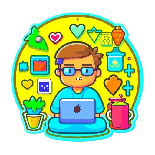 🤓 Стикер «Будни программиста» для Telegram