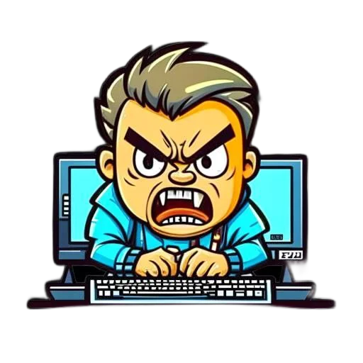 Стикерпак Будни программиста для Telegram