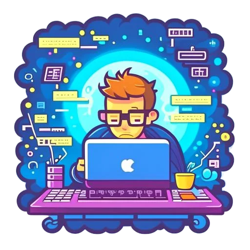 😴 Стикер «Будни программиста» для Telegram