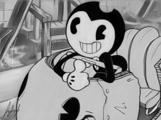 👍 Стикер «Bendy And The Ink Machine» для Telegram