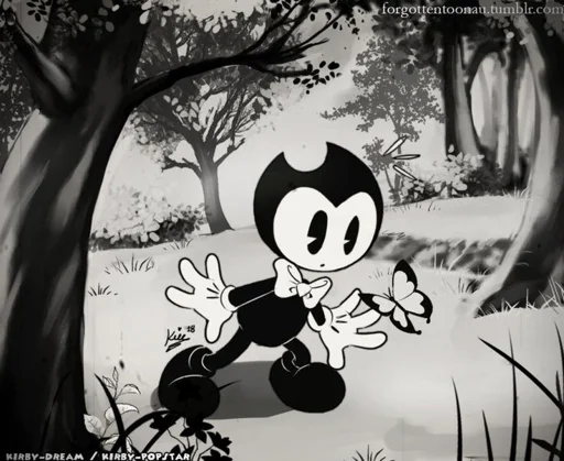 😯 Стикер «Bendy And The Ink Machine» для Telegram