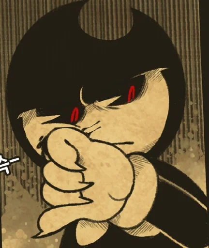 👿 Стикер «Bendy And The Ink Machine» для Telegram