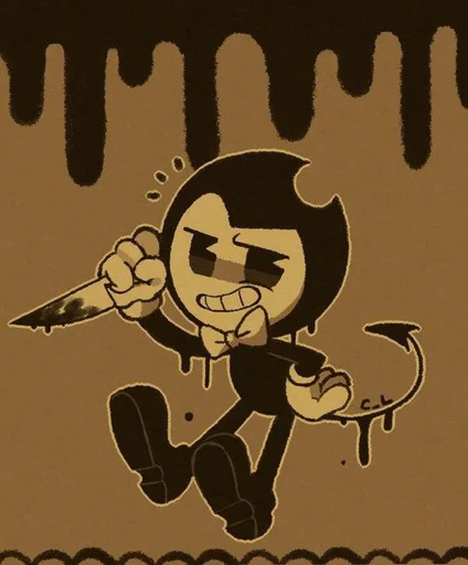 🔪 Стикер «Bendy And The Ink Machine» для Telegram