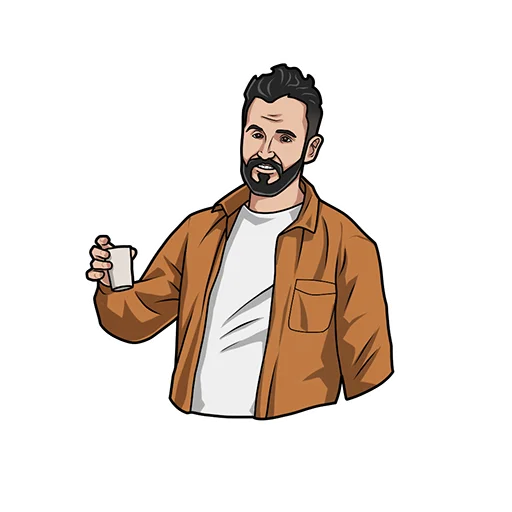 😍 Стикер «Ivan Degtev - Deli» для Telegram