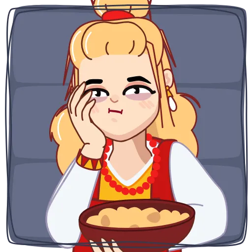 🌰 Стикер «Иван и Софья» для Telegram