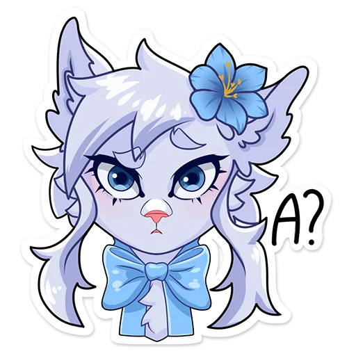 🤔 Стикер «Iva Wolf» для Telegram