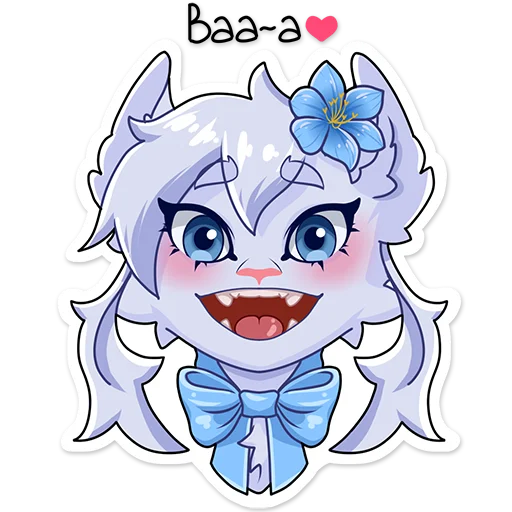 🥹 Стикер «Iva Wolf» для Telegram