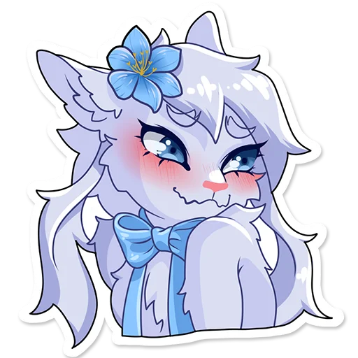 ☺️ Стикер «Iva Wolf» для Telegram