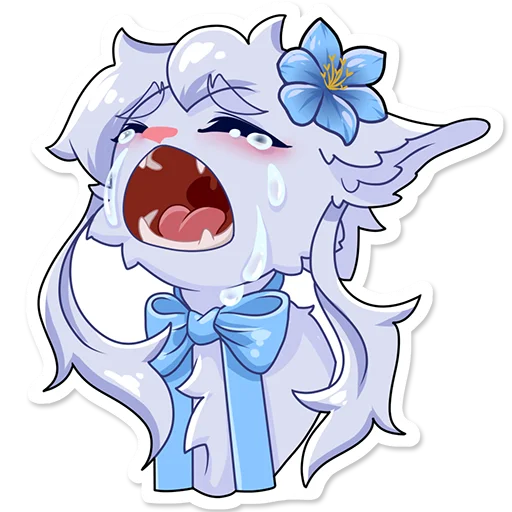 😭 Стикер «Iva Wolf» для Telegram