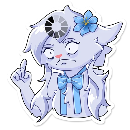 😐 Стикер «Iva Wolf» для Telegram