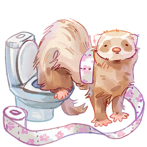 🚽 Стикер «Вонюша Без Текста» для Telegram