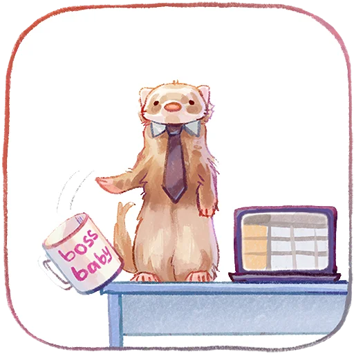 ☕️ Стикер «Вонюша Без Текста» для Telegram