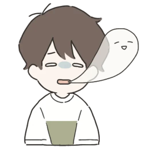😪 Стикер «Я всегда рядом (кун)» для Telegram