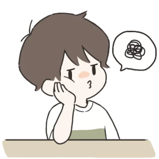 🤔 Стикер «Я всегда рядом (кун)» для Telegram