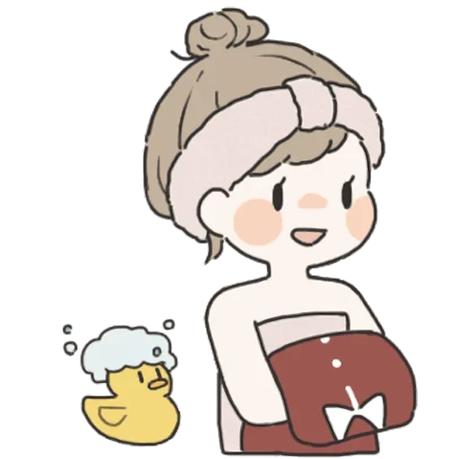 😊 Стикер «Я всегда рядом (тян)» для Telegram